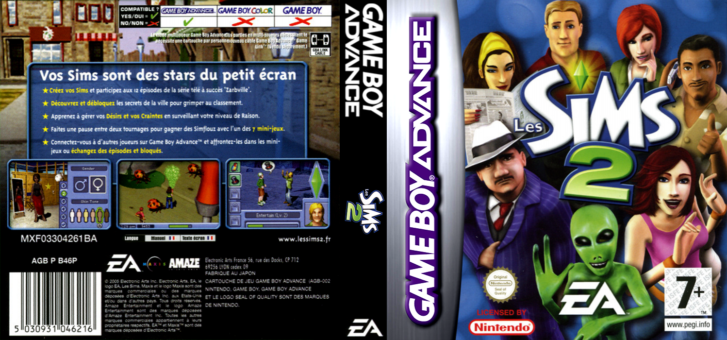 Sims 2, The — box-texture (FR)
