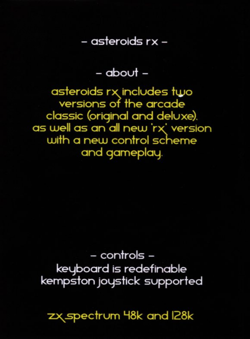 Asteroids RX — box-2D-back (WOR)