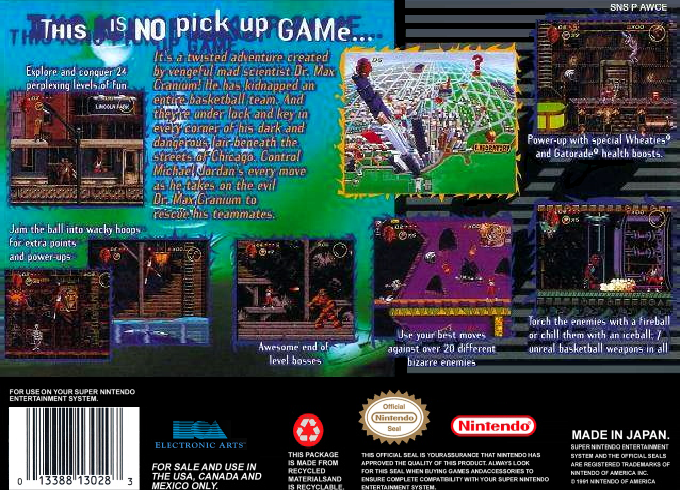 Michael Jordan - Chaos in the Windy City — box-2D-back (US)