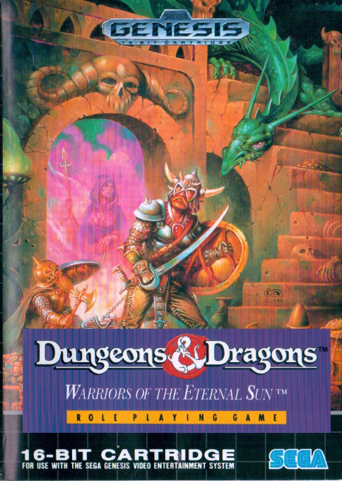 Dungeons And Dragons - Warriors Of The Eternal Sun — box-2D (CA)