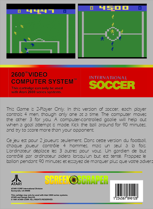 International Soccer — box-2D-back (SS)