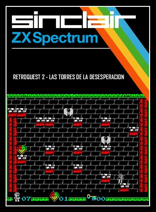 RetroQuest II : Las Torres de la Desesperación — box-2D (SS)