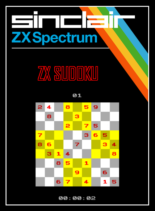 Zx Sudoku box art