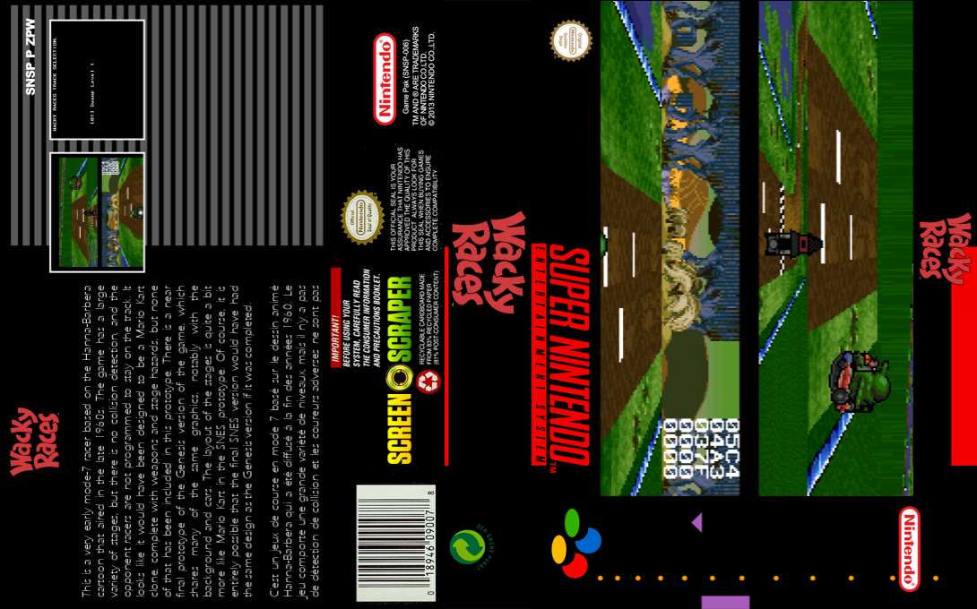 Wacky Races — box-texture (SS)