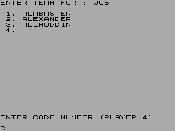 Cricket Player Data Cassette 1960s — ss (WOR)