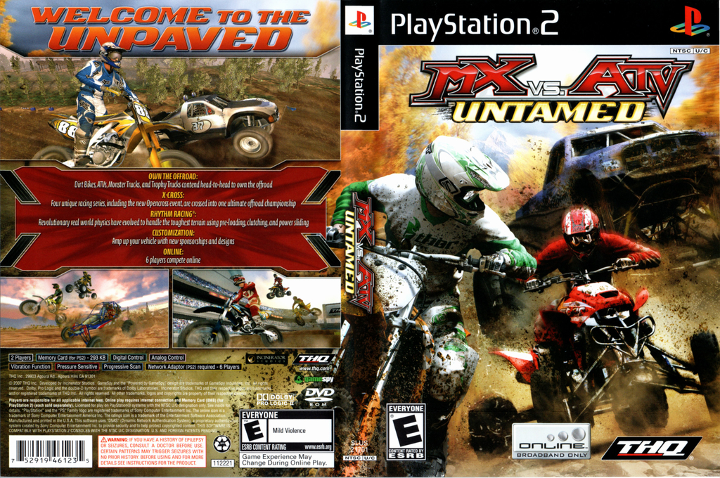 MX vs. ATV Untamed — box-texture (US)