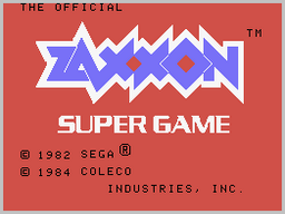Zaxxon Super Game — sstitle (WOR)