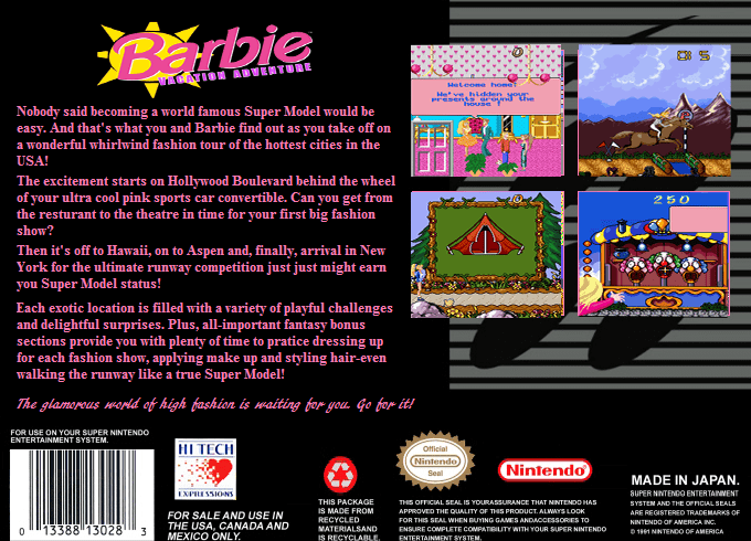 Barbie - Vacation Adventure — box-2D-back (US)