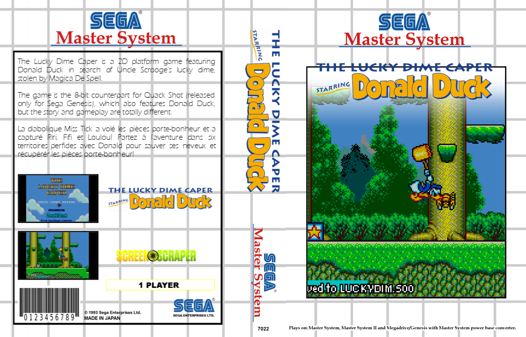 Lucky Dime Caper Starring Donald Duck, The — box-texture (SS)