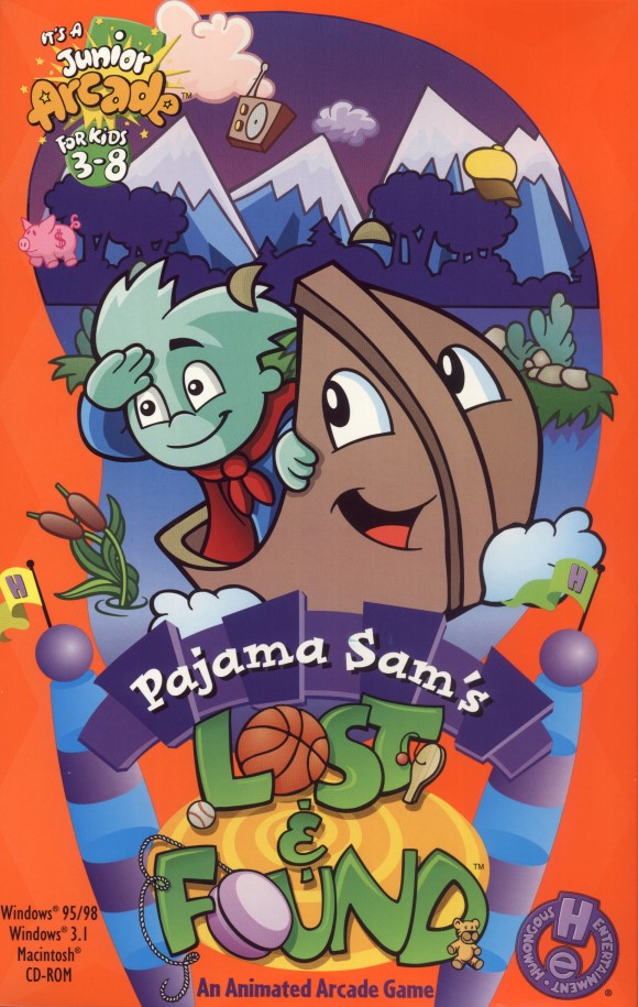 Pajama Sam's Lost & Found box art