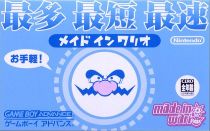 WarioWare, Inc. - Minigame Mania — box-2D (JP)