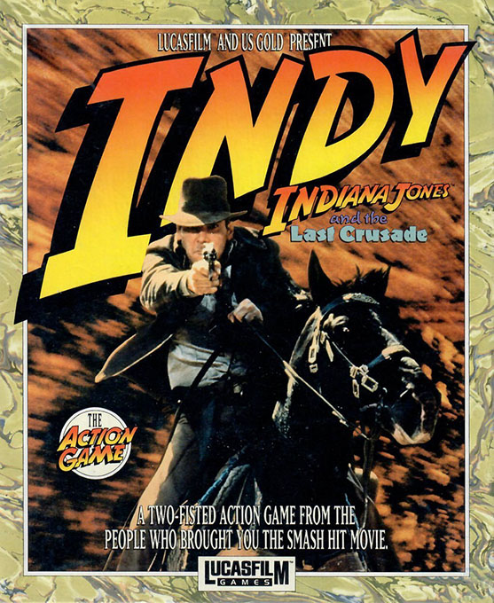 Indiana Jones and the Last Crusade - The Action Game — box-2D (EU)