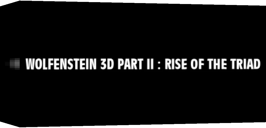 Wolfenstein 3D Part II : Rise of the Triad — box-3D (WOR)