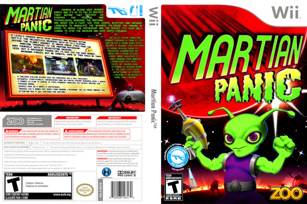 Martian Panic — box-texture (US)