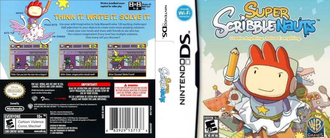 Super Scribblenauts — box-texture (US)