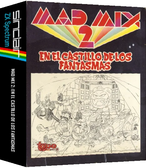 Mad Mix 2 - En El Castillo De Los Fantasmas — box-3D (SP)
