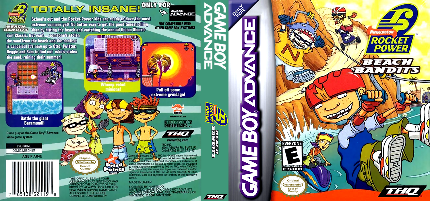 Rocket Power - Beach Bandits — box-texture (US)