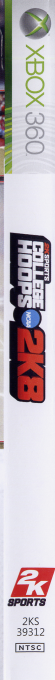 College Hoops 2K8 — box-2D-side (US)