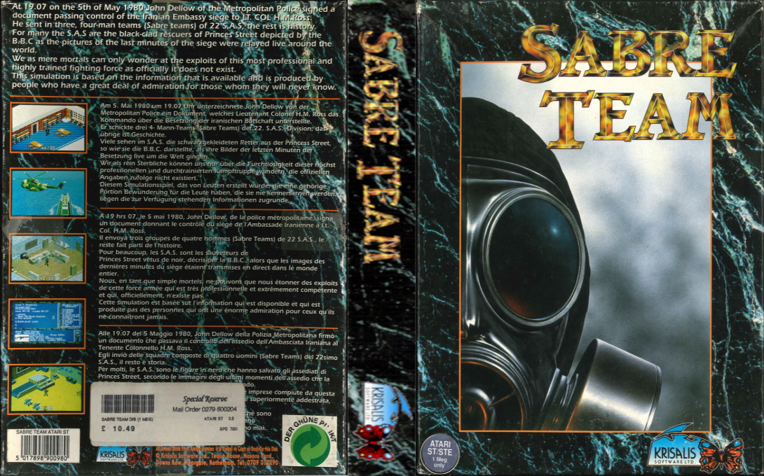 Sabre Team — box-texture (EU)