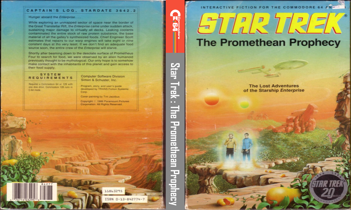 Star Trek - The Promethean Prophecy — box-texture (US)