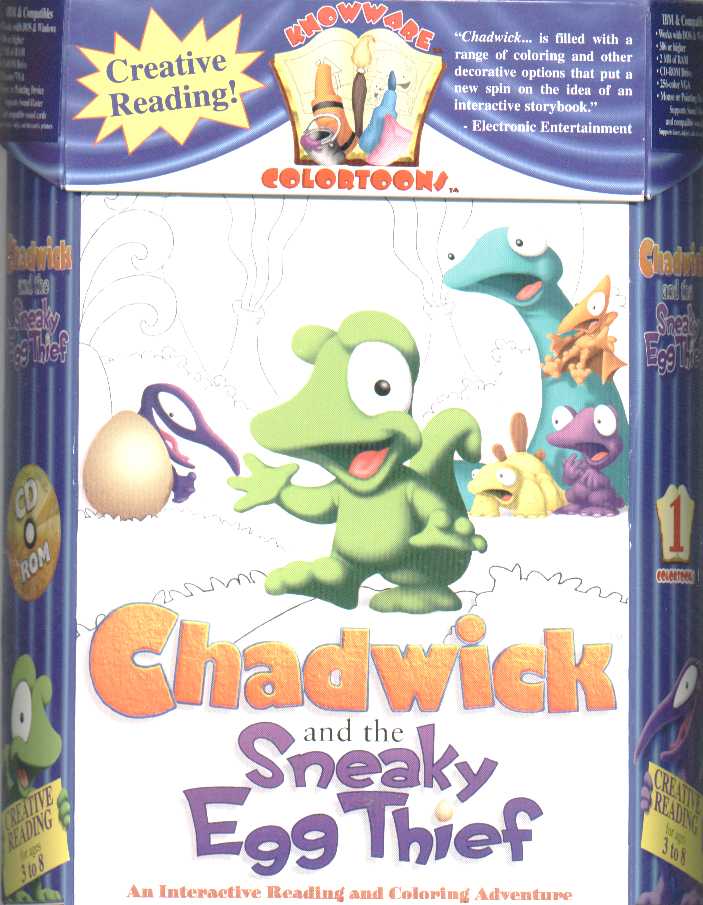 Chadwick and the Sneaky Egg Thief box art