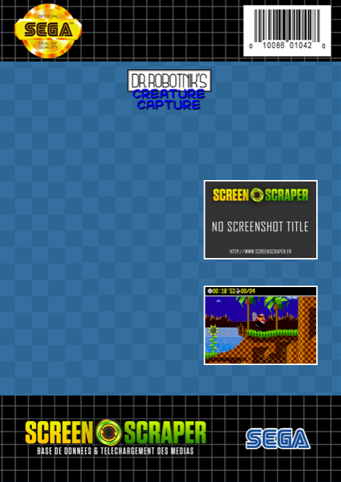 Dr. Robotnik's Creature Capture — box-2D-back (SS)