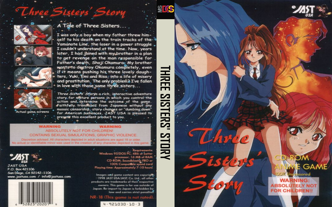 Three Sister's Story — box-texture (US)