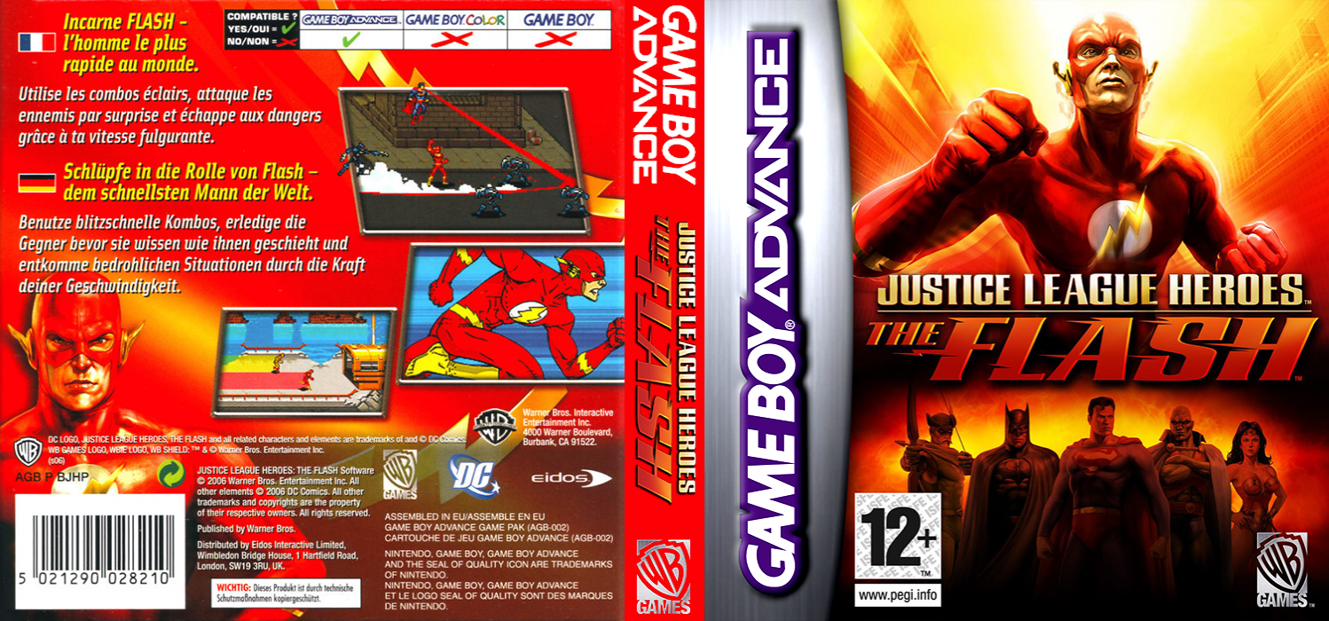 Justice League Heroes - The Flash — box-texture (EU)