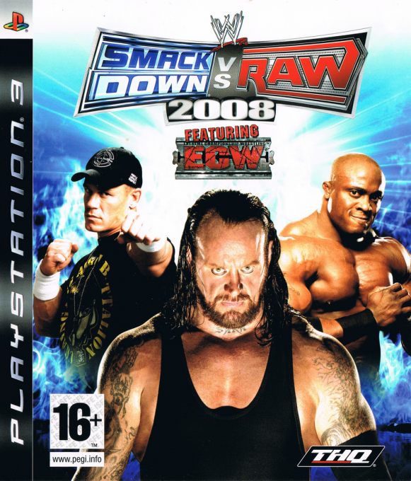 WWE SmackDown vs. Raw 2008 — box-2D (SP)