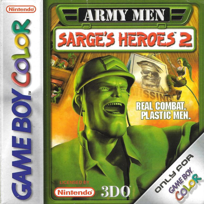 Army Men - Sarge's Heroes 2 — box-2D (EU)