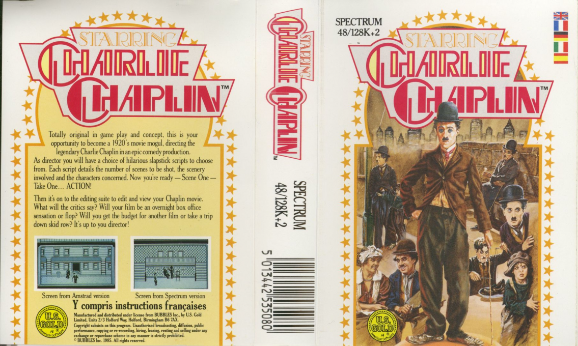 Starring Charlie Chaplin — box-texture (EU)