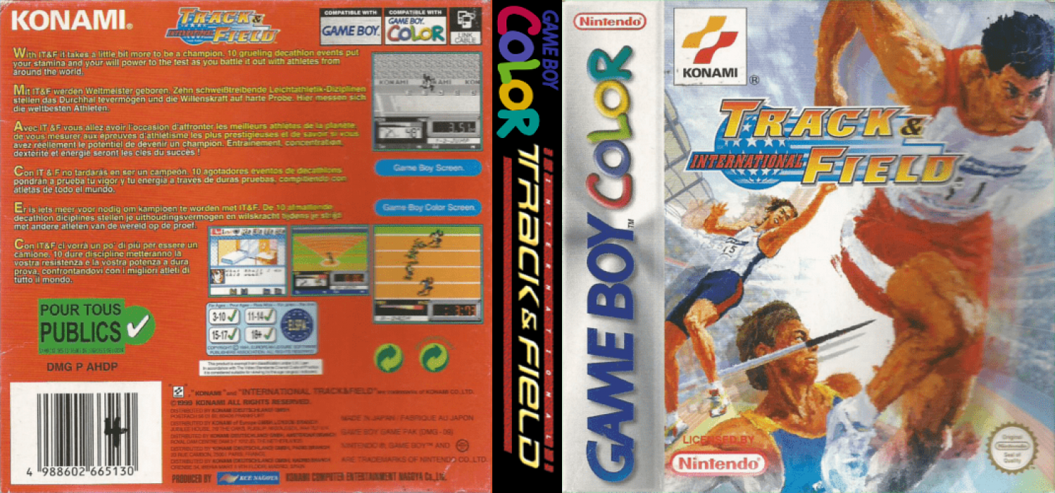 International Track & Field — box-texture (EU)