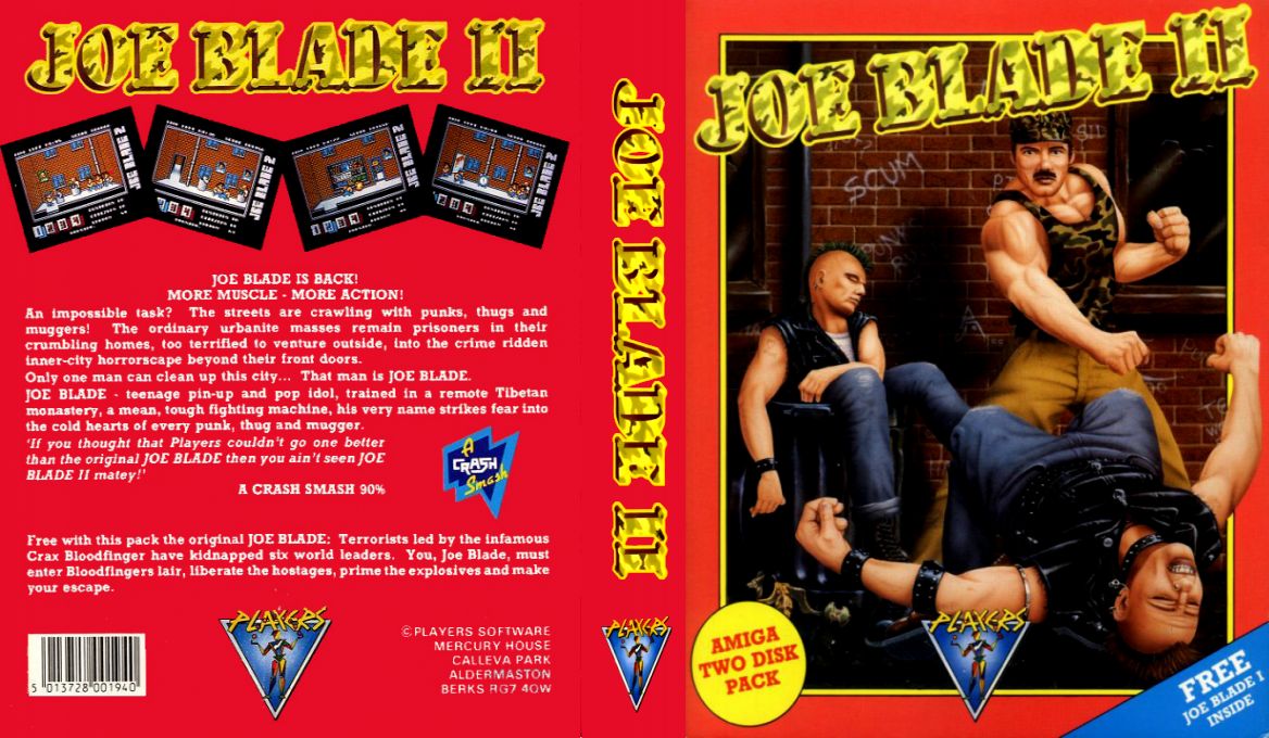 Joe Blade 2 — box-texture (EU)