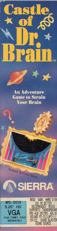 Castle Of Dr. Brain — box-2D-side (FR)