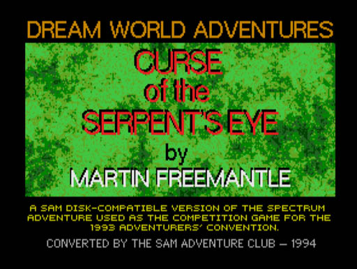Curse Of The Serpent's Eye — sstitle (WOR)