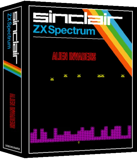 Alien Invaders — box-3D (SS)