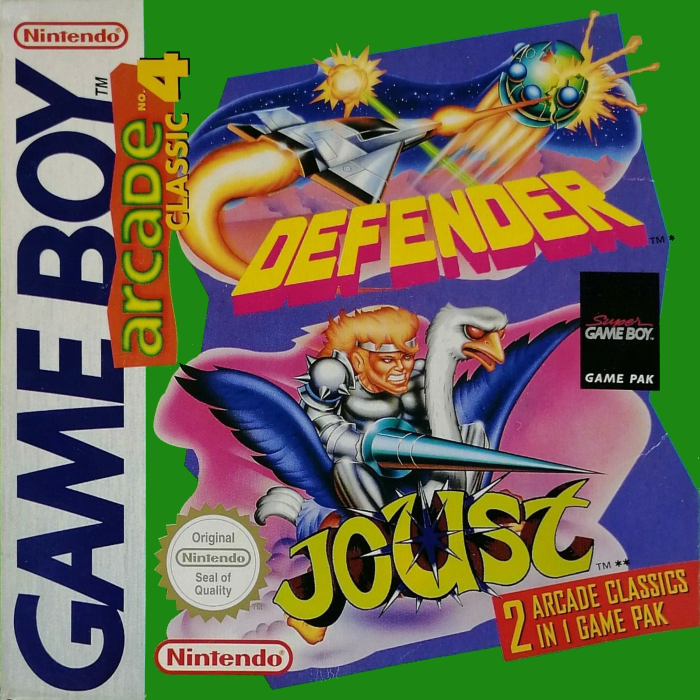 Arcade Classic No. 4 - Defender And Joust — box-2D (EU)