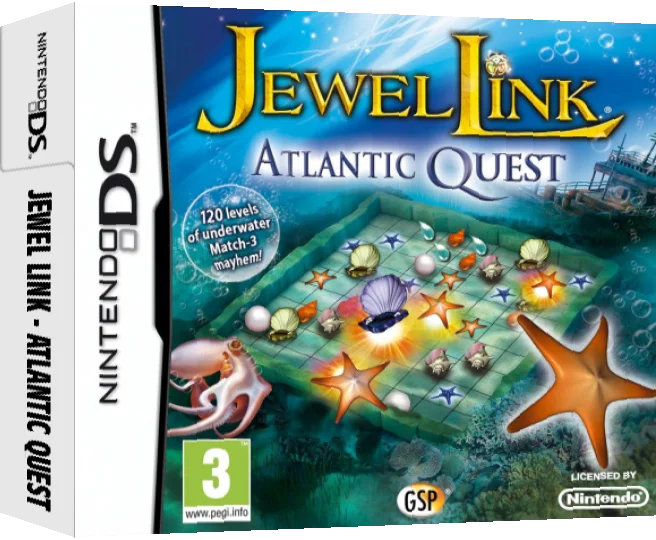 Jewel Link - Atlantic Quest — box-3D (EU)