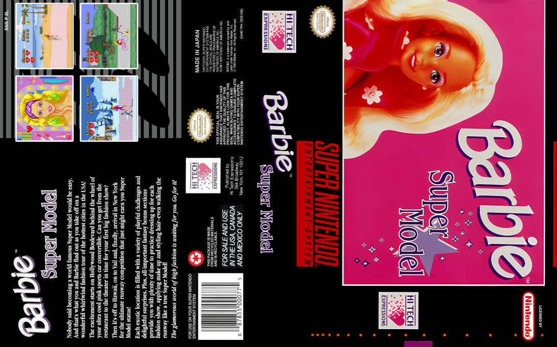 Barbie - Super Model — box-texture (US)