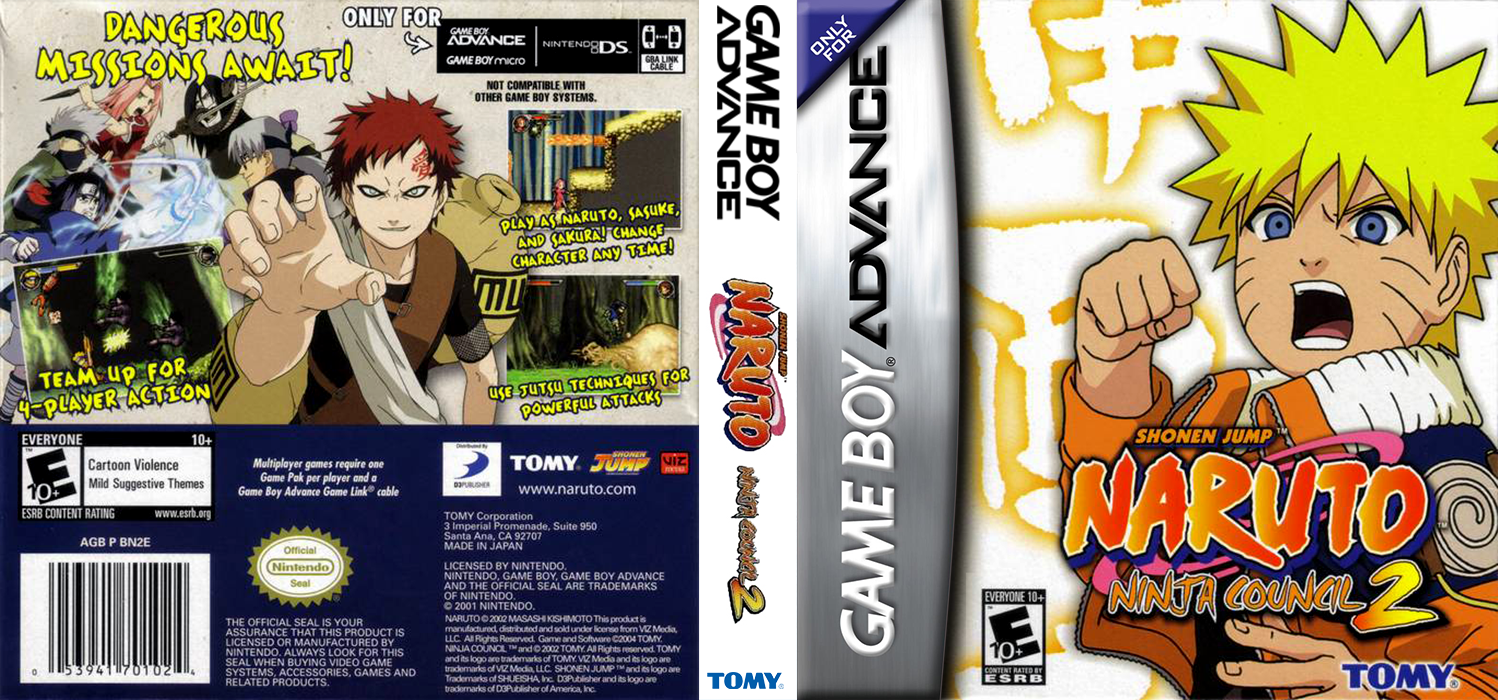 Naruto - Saikyou Ninja Daikesshuu 2 — box-texture (US)