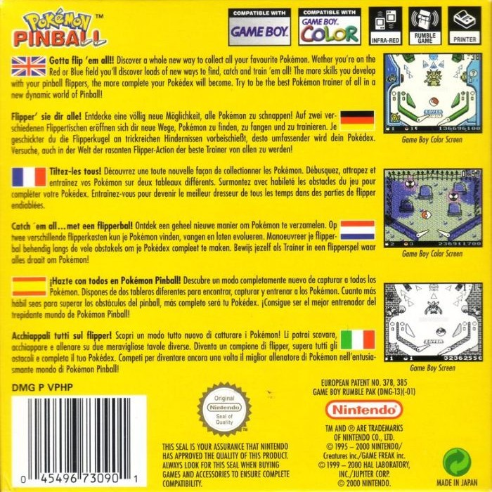 Pokémon Pinball — box-2D-back (EU)
