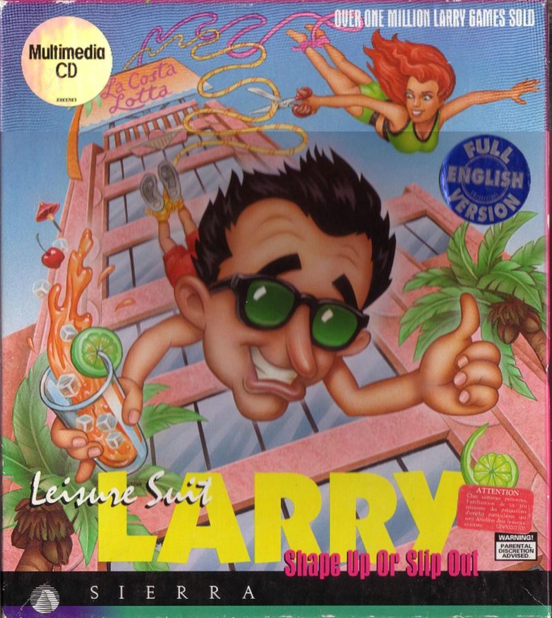 Leisure Suit Larry 6: Shape Up or Slip Out! box art