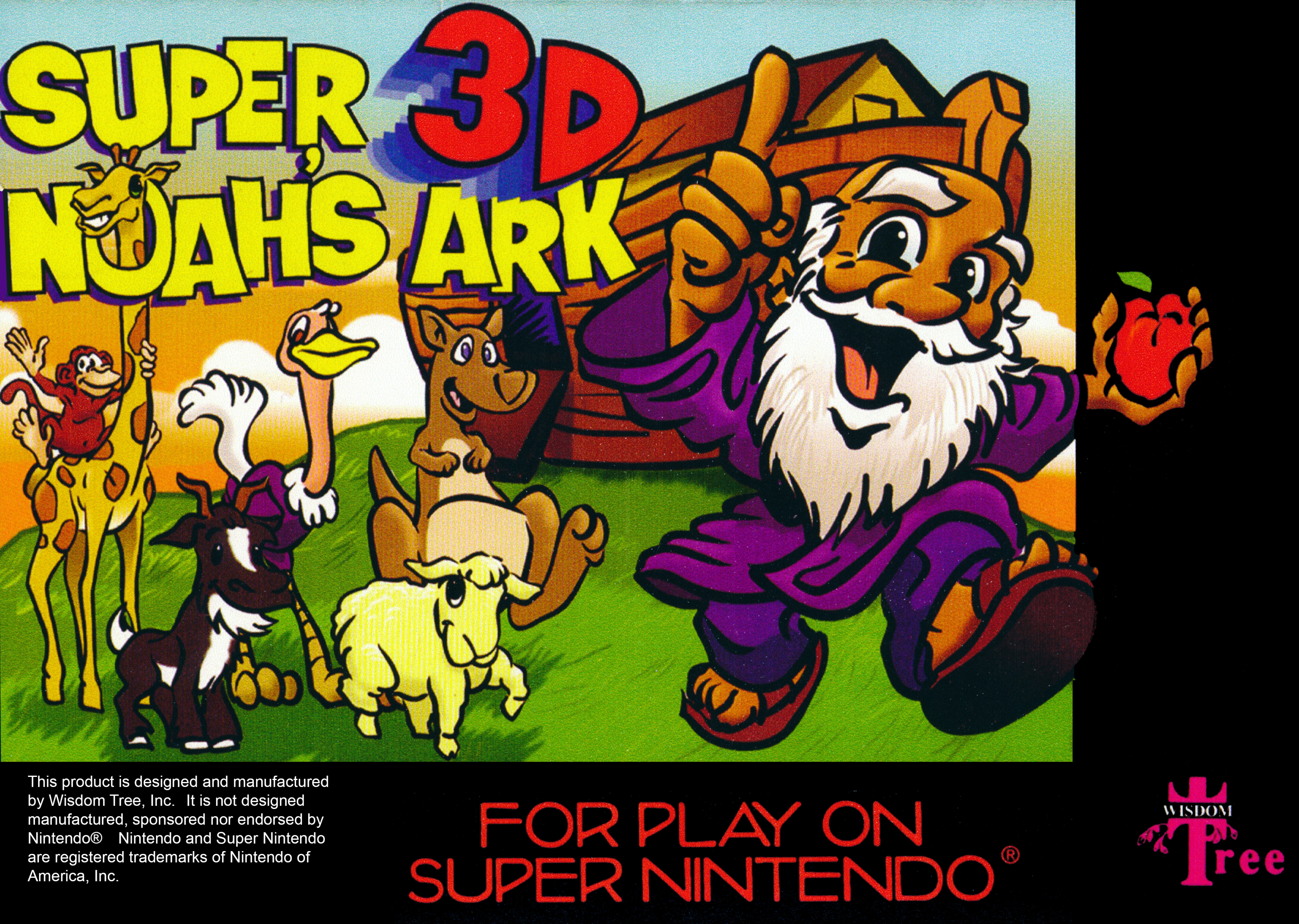 Super Noah's Ark 3d box art