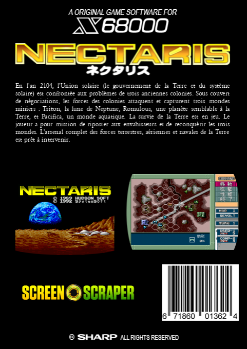 Nectaris — box-2D-back (SS)