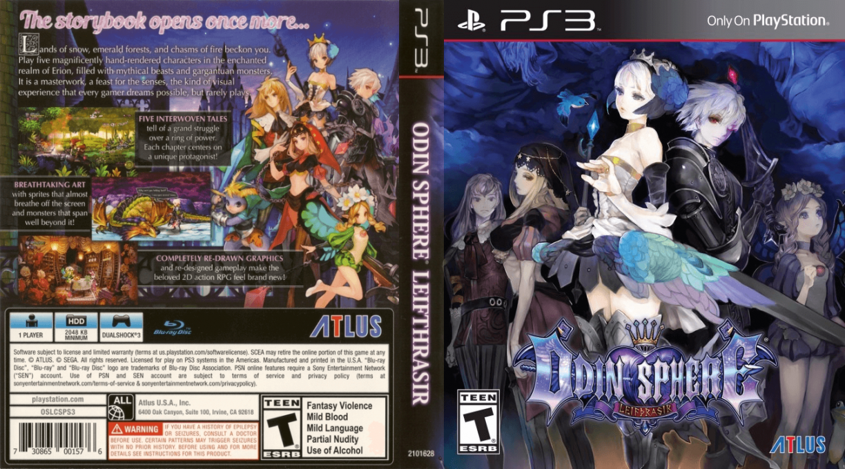 Odin Sphere - Leifthrasir — box-texture (US)