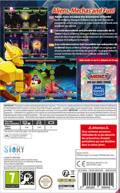 Guns of Mercy - Rangers Edition — box-2D-back (EU)