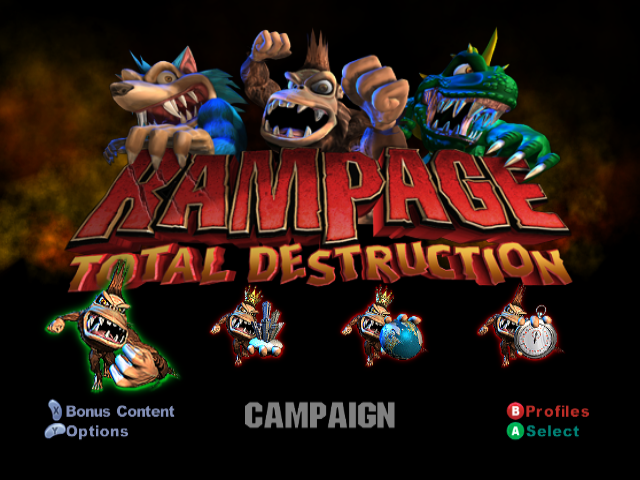 Rampage - Total Destruction — sstitle (US)