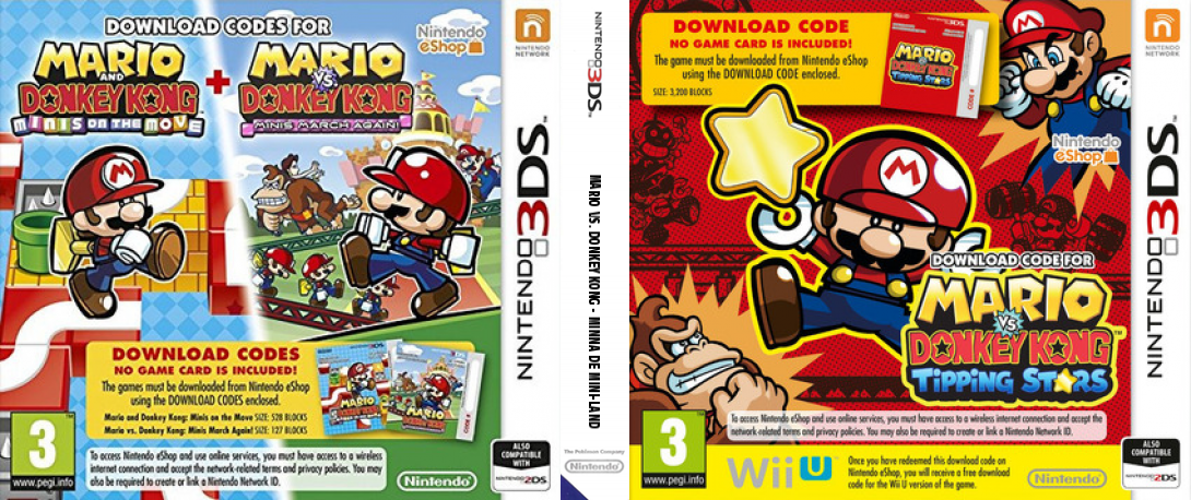 Mario vs. Donkey Kong: Tipping Stars — box-texture (EU)