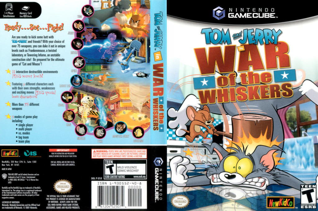 Tom And Jerry In War Of The Whiskers — box-texture (US)