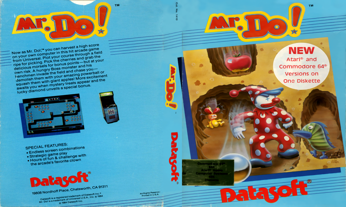 Mr. Do! — box-texture (US)